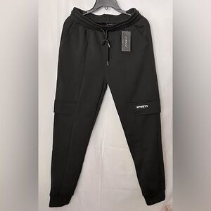 3/$15 NEW C-Mode Men’s Fleece Drawstring Sweatpants Joggers Side pockets Size L